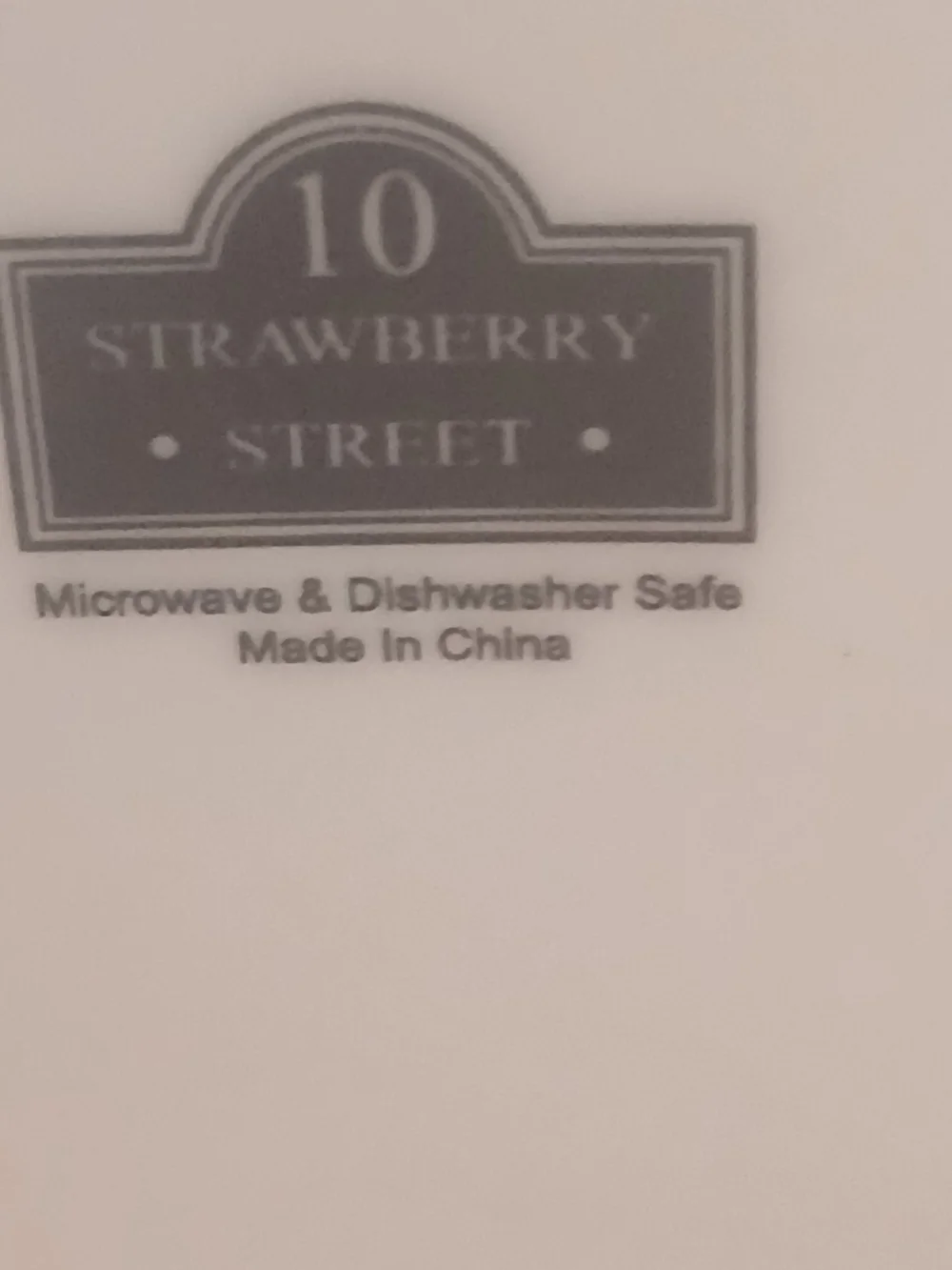 10 Strawberry Street Whittier Square Teapot - Porcelain